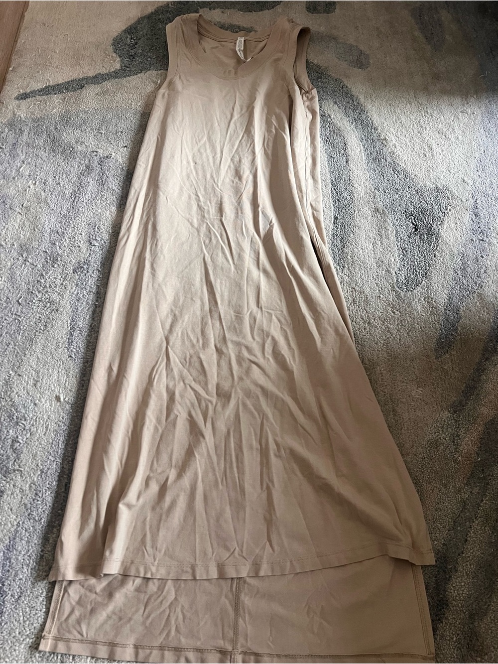 lululemon athletica Sleeveless Maxi Dress in Beige